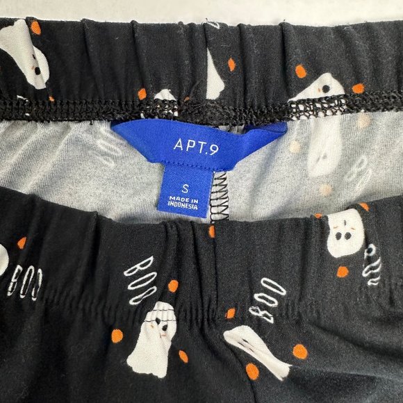 APT. 9 | Black Super Soft Boo w/ Ghost Halloween Pants | Size S - Picture 6 of 8